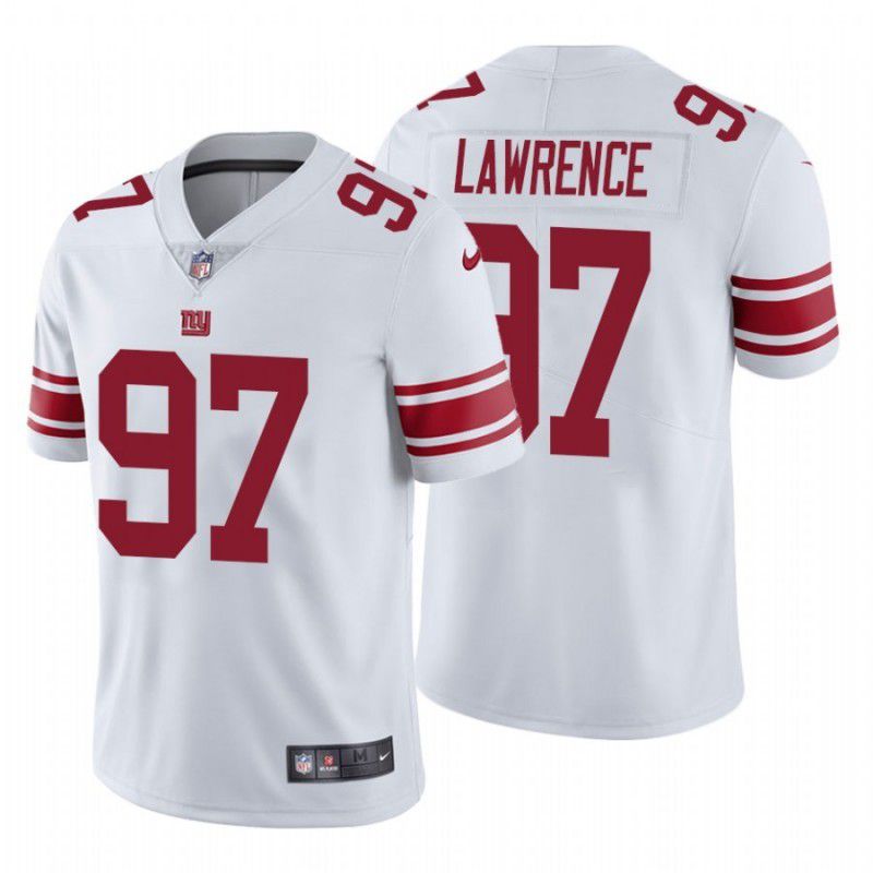 Men New York Giants #97 Dexter Lawrence Nike White Vapor Limited NFL Jersey->new york giants->NFL Jersey